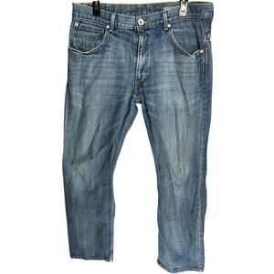 Vintage SilverTab Bootcut Jeans Mens Size 36 Blue Denim Faded Look 100% Cotton